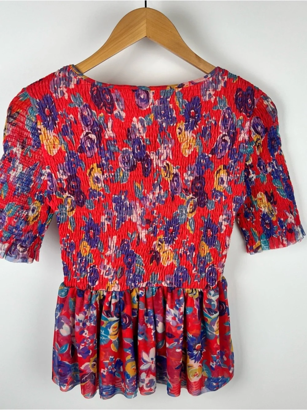 Anthropologie bright red